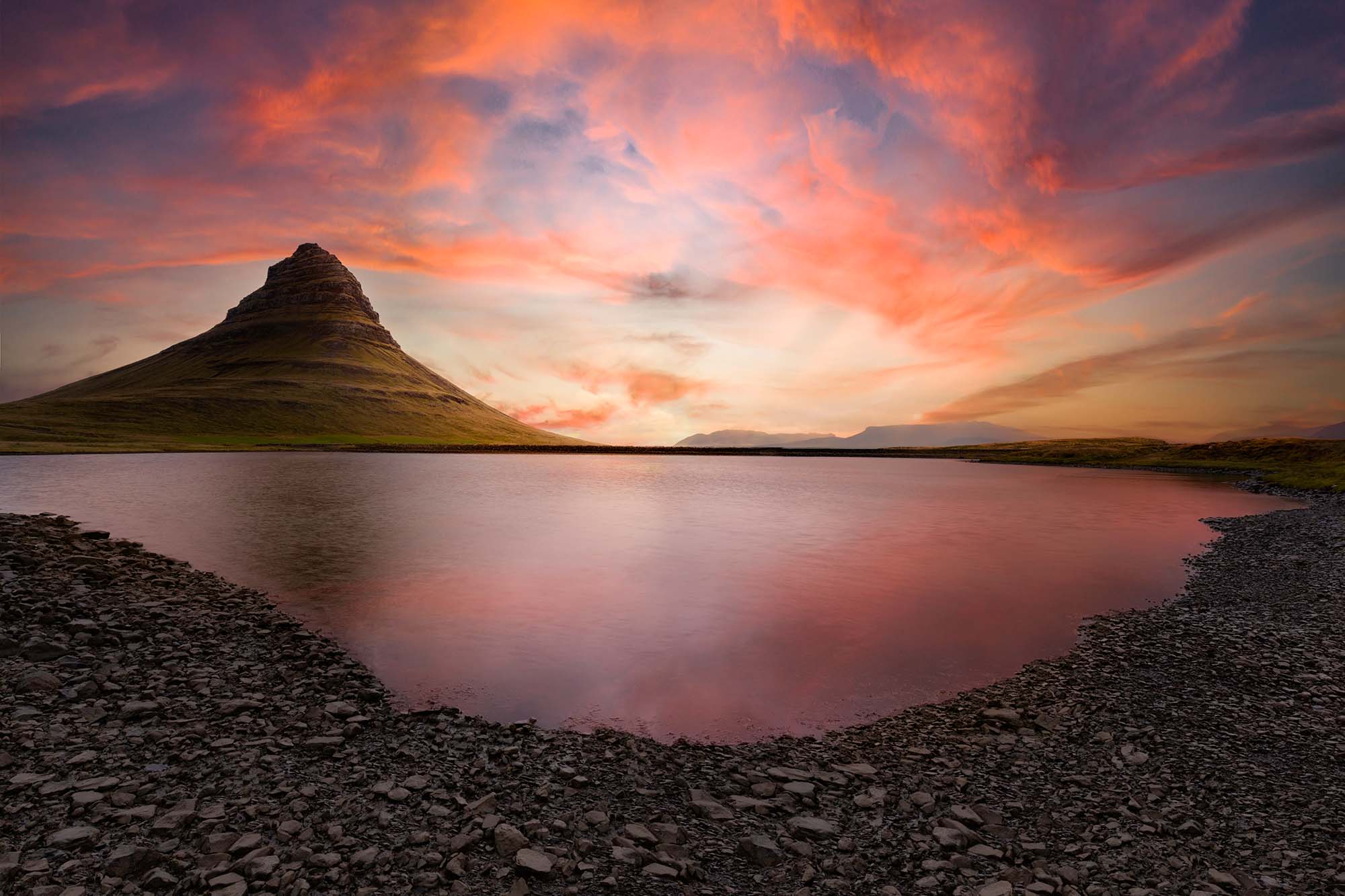 After-Kirkjufell Mountain